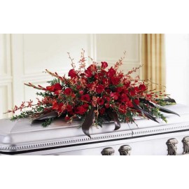 The Deeply Adored Casket Spray